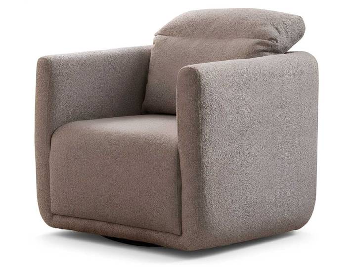 Xlmoebel Relaxsessel Eleganter hellgrauer Relaxsessel für modernes Wohnzimmerdesign (1-St., Relaxsessel), Made in Europa