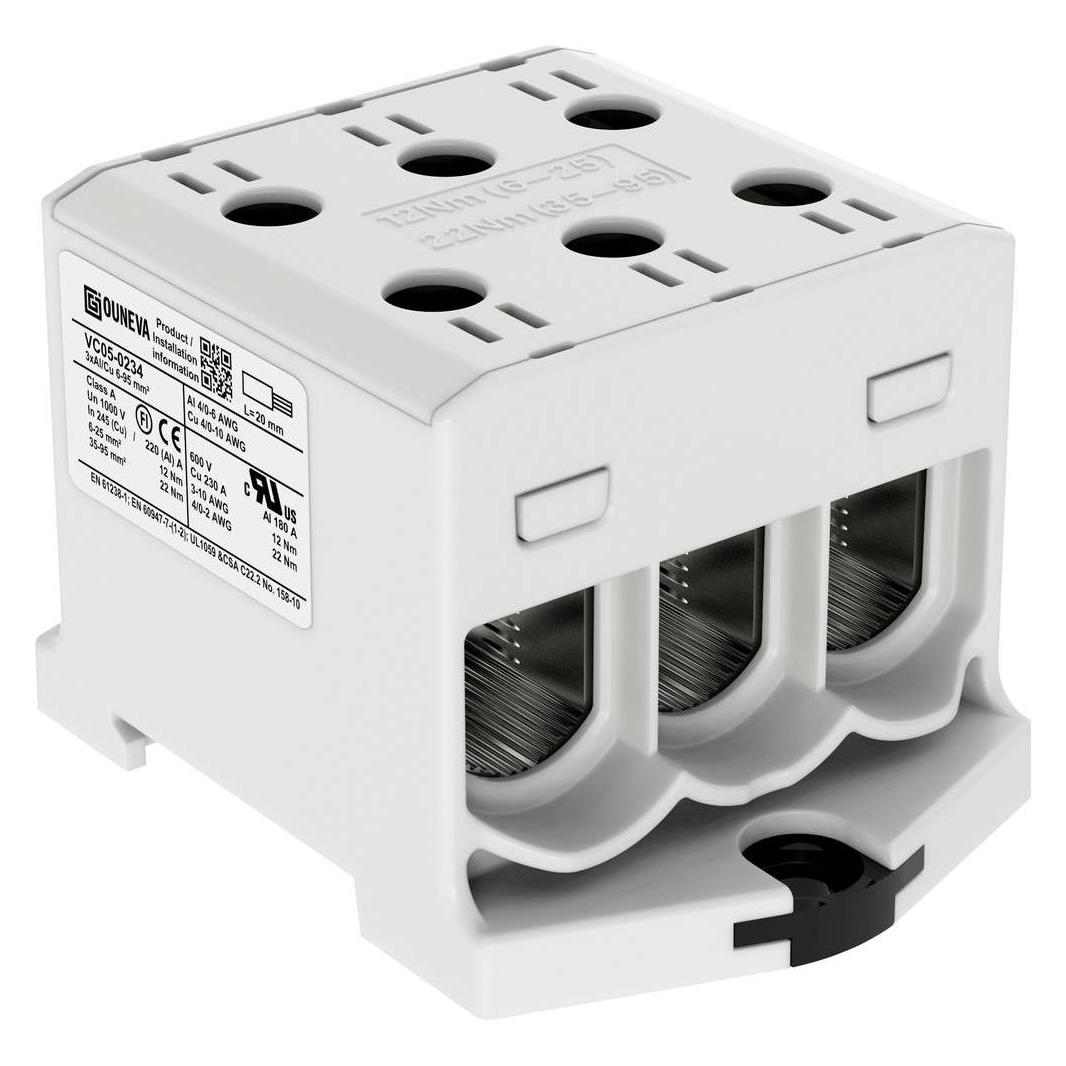 Ouneva Group VC05-0234 Verteilerblock Grau 1 St. (VC05-0234)