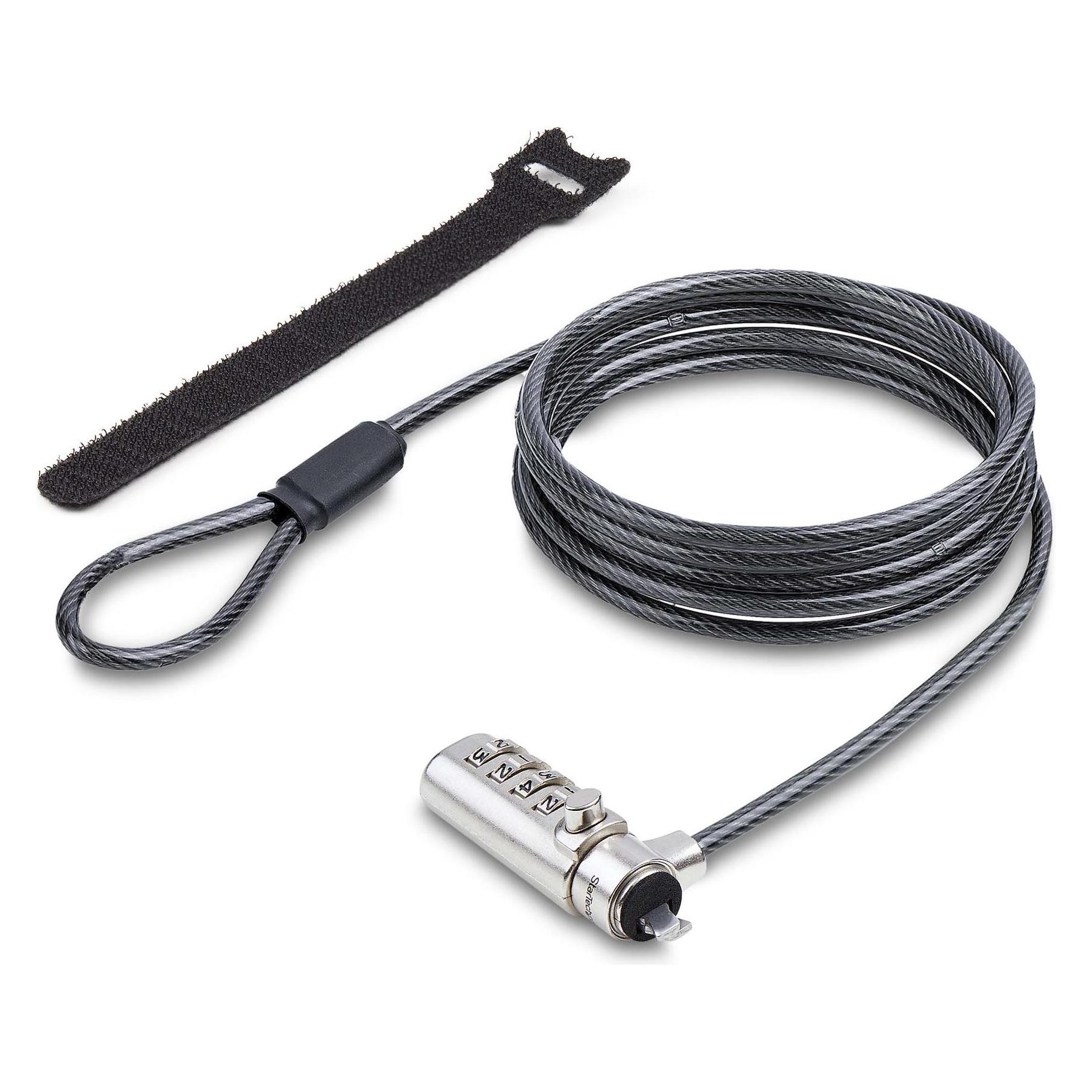 StarTech NB Acc Nano Slot Cable Lock 1,5m (SNANOC4D-LAPTOP-LOCK)