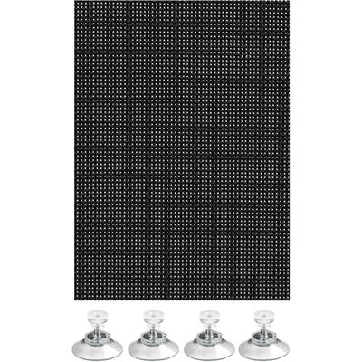 Sonnenschutz GARDINIA "Flexibler Sonnenschutz mit Saugnäpfe" Gr. 2, schwarz, B:120cm L:60cm, Polyester, Fensterfolien, mit Saugnäpfe
