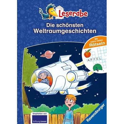 Leserabe Sonderausgaben - Die schönsten Weltraumgeschichten mit extra vielen Rätseln, Gebundene Ausgabe von Michael Petrowitz, Ravensburger Verlag