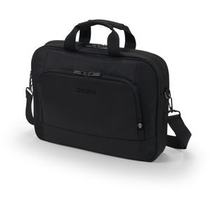 Dicota Laptoptasche Eco Top Traveller Base schwarz, wasserabweisend, recyceltes PET, bis 14,1 Zoll