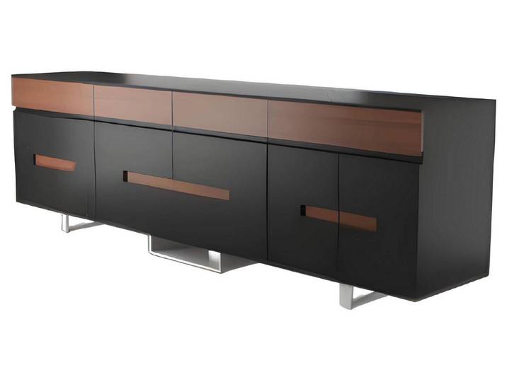 Xlmoebel Sideboard Büro Kommode aus Holz mit Schubladen für Akten und Dokumente (Sideboard, Sideboard), Hergestellt in Europa
