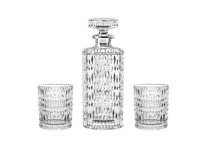 Nachtmann Gläser-Set Nachtmann Ethno Whisky-Set 3 tlg., Kristallglas