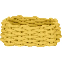 Korb MELARA M (LBH 21,50x21,50x7,50 cm) - gelb - LBH 21,50x21,50x7,50 cm