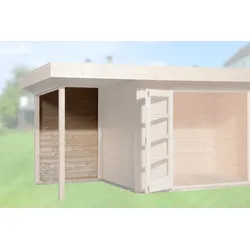 Weka Rückwand für Anbau 150 cm für Designhaus 126 und 172-naturbelassen
