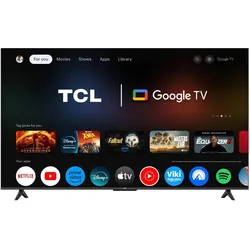 TCL 65P6K (65", LED, 4K, 2025), TV, Schwarz