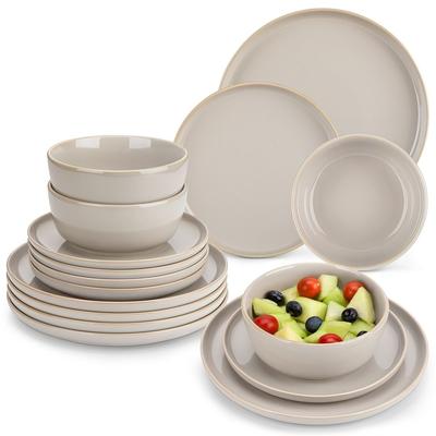 Vancasso PLAYA 18/24-Piece Stoneware Dinnerware Set Service for 6