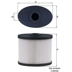 Filter Kurbelgehäuseentlüftung MAHLE SOX 6D/S