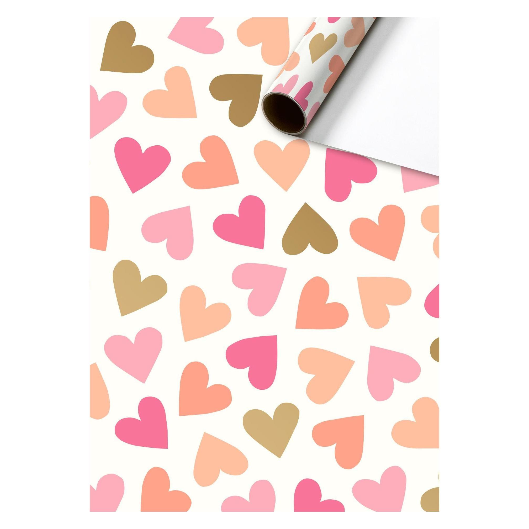 Magni Geschenkpapier 70cmx2m Velia rosa FSC-Mix (1x) (2528532225)