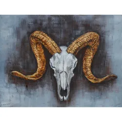 die Faktorei »Widder« Struktur-Wandbild 100x75 cm