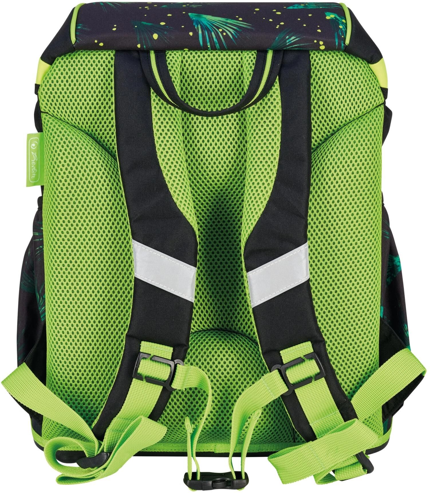 Schulranzen HERLITZ "UltraLight XL Plus 22 l", Kinder, Gr. B/H/T: 32cm x 39cm, grün (neongrün, schwarz), Rucksäcke Schulranzen neongrün, schwarz B/H/T: 32cm x 39cm