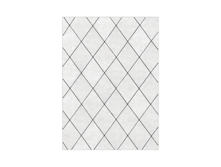 Hochflor Teppich EVE 160 x 220 cm beige/schwarz