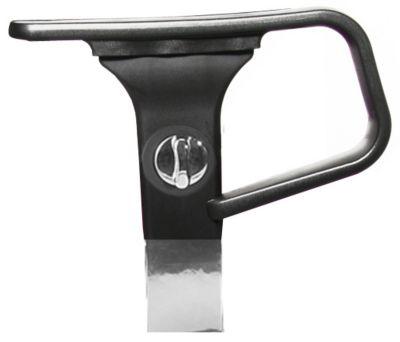 Armlehnen für Drehstuhl Ergo Point, höhenverstellbar, schwarz/chrom