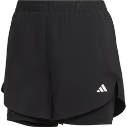 ADIDAS W MIN 2IN1 Shorts, black/white, S