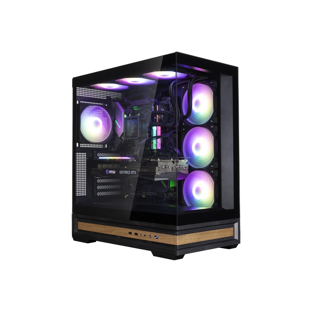Zalman P40 NAMU Midi Tower ohne Netzteil schwarz