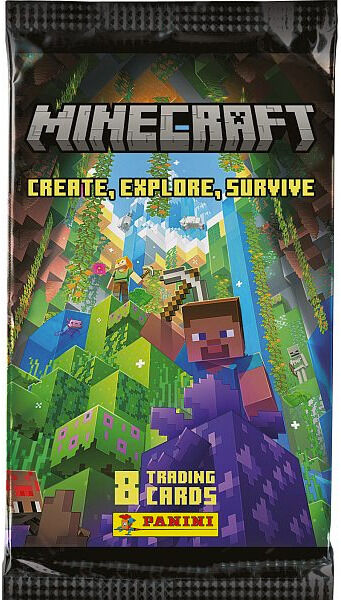 Panini Minecraft TCG Series 3-Booster Pack (8 Cards) (Diversen) Nieuw