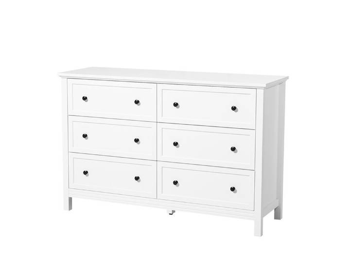 Commode - DUOKU - IVY-VVR-007 - 6 Tiroirs - Bois - Design Rétro Minimaliste