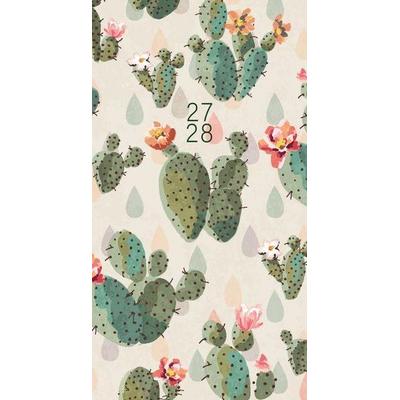 Desert Bloom 2-Year 2027-28 3.5 X 6.5 Monthly Pocket Planner