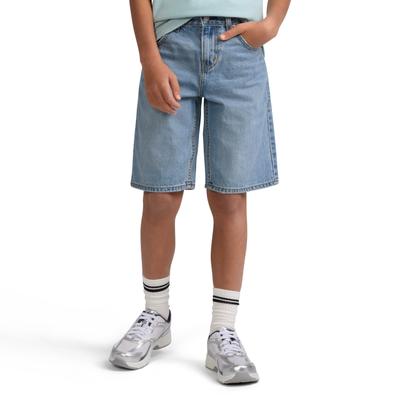 Jeansshorts LEVI'S KIDS, Mädchen, Gr. 16 (176), N-Gr, blau (from scratch), Denim/Jeans, Obermaterial: 100% Baumwolle, kurz, Jeans Jeansshorts, aus robustem Baumwolldenim