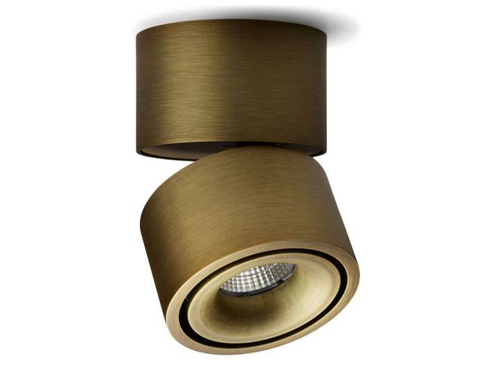 Spot LED Easy Mini W75, 2700K, bronze, 9,5 cm - Antidark - Salon / séjour - Aluminium