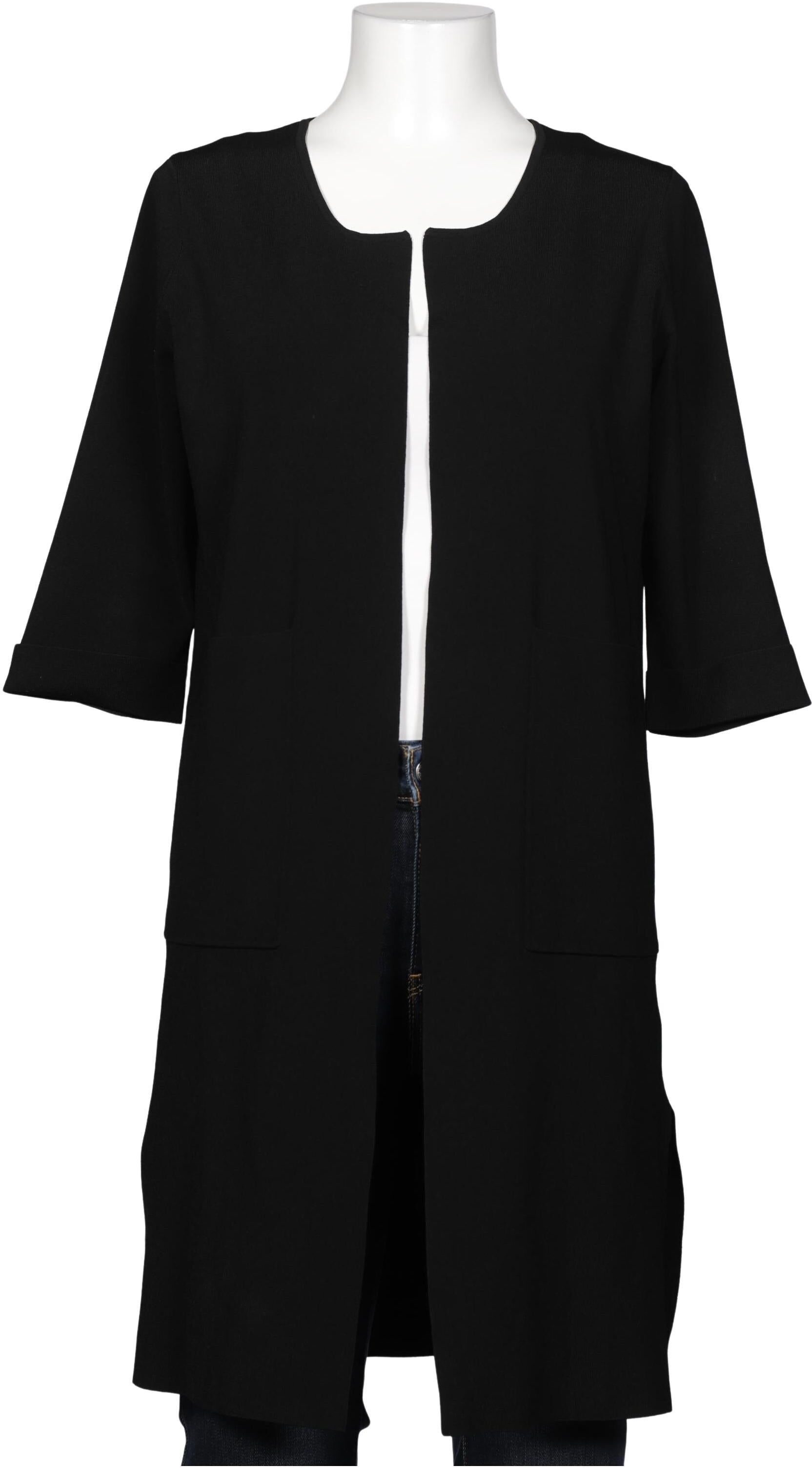 Hugenberg Damen Strickjacke, Schwarz, Gr. M, Viskose - Second Hand
