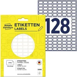 Avery Zweckform 3712er-Pack Vielzweck-Etiketten »3306« weiß