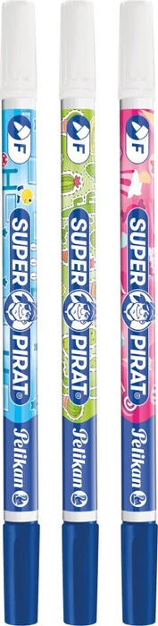 Pelikan Super Pirat F Tintenkiller, 3er Pack