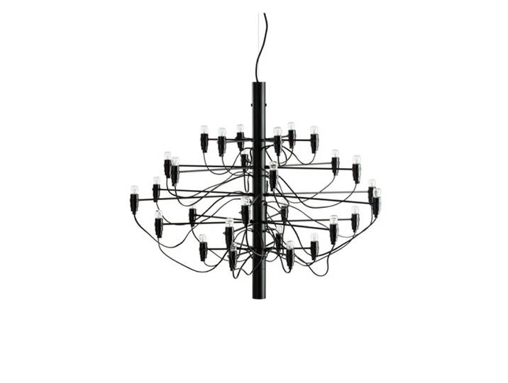 Flos 2097 Sarfatti Kronleuchter Mattschwarz 30 Lampen