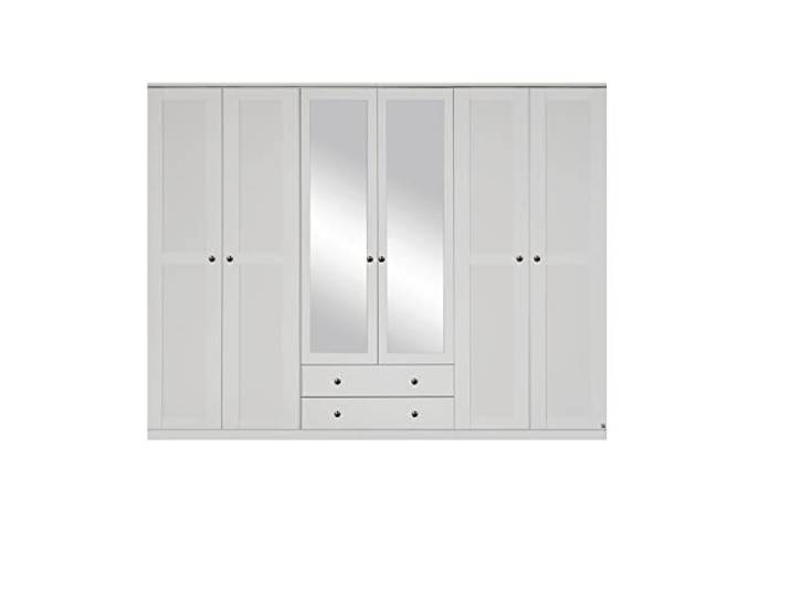 Rauch Möbel ROSENHEIM, Kleiderschrank, Farbe Weiß, Breite 271 cm