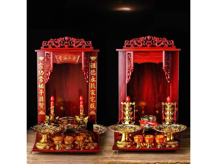 Table de sanctuaire bouddhiste, armoire de statue domestique