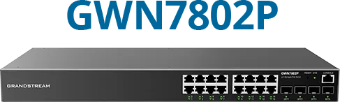 Grandstream GWN7802P 16-Port Gigabit PoE+ SFP L2 Switch