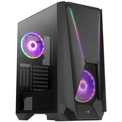 Aerocool PC Gehäuse Visor Mid-Tower Schwarz