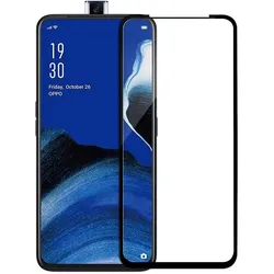 Screenguard Oppo Reno2 Z Full Screen Panzerglas Schutzfolie 2.5D 9H (Oppo Reno 2 Z), Smartphone Schutzfolie, Schwarz