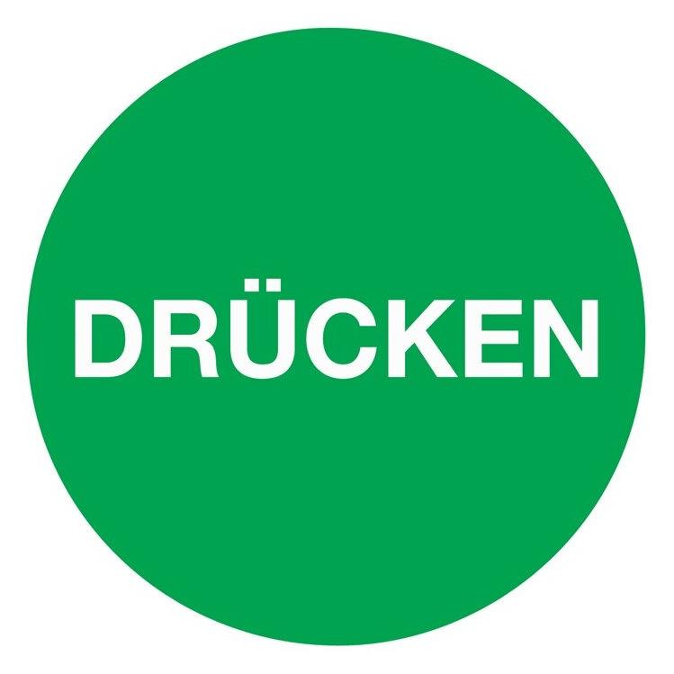 HP Autozubehör Türaufkleber Ø 50 mmLxB Drücken Folie selbstklebend (97657)