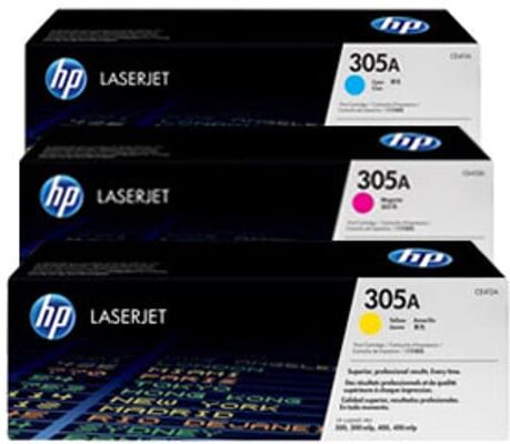 CF370AM Pack 3 toners color HP 305