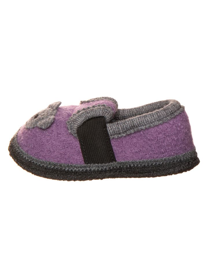 lamino Hausschuhe "Bobby Teddy" in Lila - 32