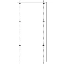 ABN PVC-Montageplatte AS-205 SY47436M