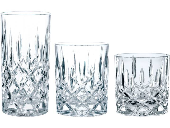 Gläser-Set NACHTMANN Noblesse , transparent, H:15,1cm, Kristallglas, Trinkgefäße, Gläser-Set, Made in Germany, 18-teilig