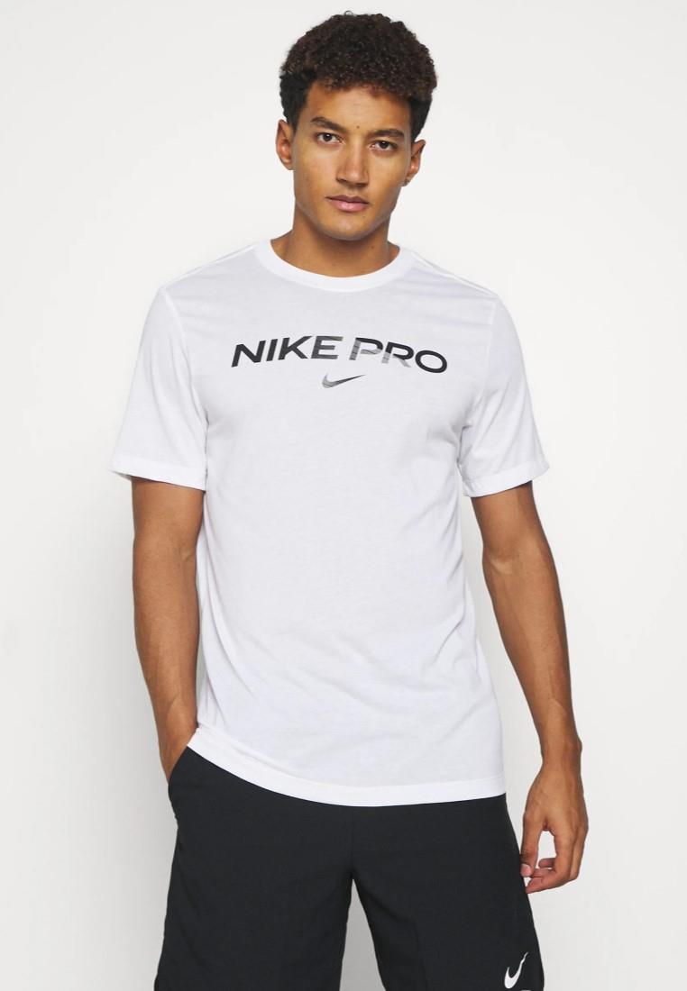 Nike Pro Dri Fit T-shirt voor heren in wit