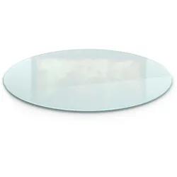 GLASBODENPLATTE für Kaminofen Ø50 cm – Milchglas Optik
