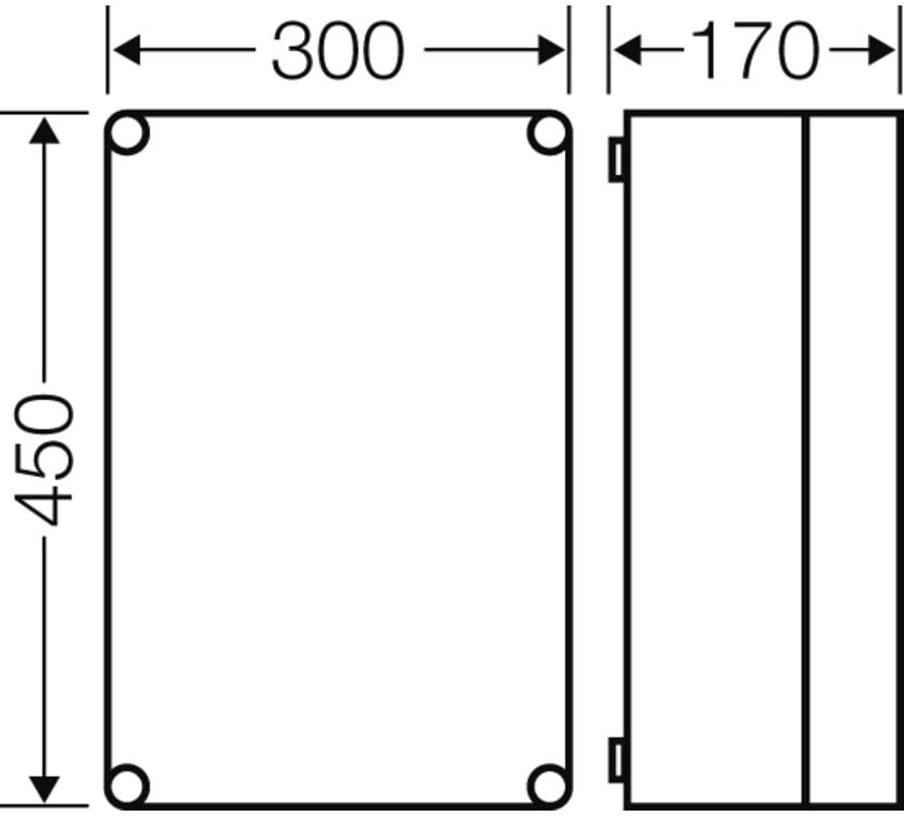 Hensel Leergehäuse 275x425x146mm Mi 0300 (2000003)