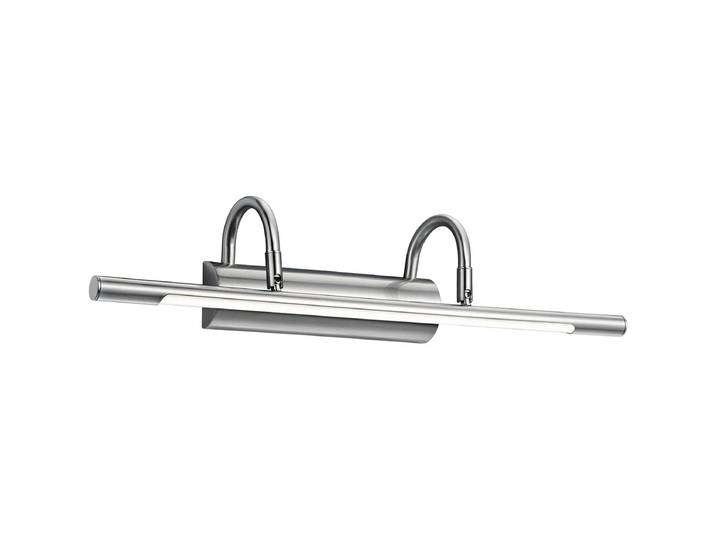 LED Spiegelverlichting - Schilderijverlichting - Trion Codrado - 8W - Warm Wit 3000K - Mat Nikkel - Aluminium