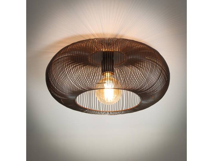 Plafondlamp Ø43 copper twist