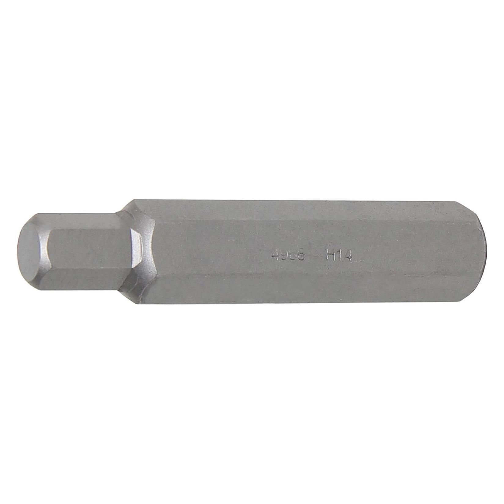 BGS Bit Länge 75 mm Antrieb Aussensechskant 10 mm (3/8") Innensechskant 14 mm (4966)
