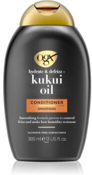 OGX Kukuí Oil condicionador hidratante anti-frizz 385 ml. Kukuí Oil
