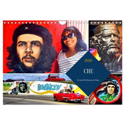 CHE - Ernesto Che Guevara in Kuba (Wandkalender 2026 DIN A4 quer), CALVENDO Monatskalender