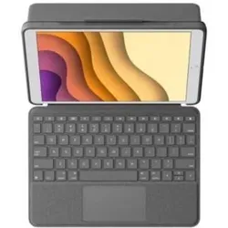 Logitech Combo Touch Tastatur und Foliohülle mit Trackpad grafit