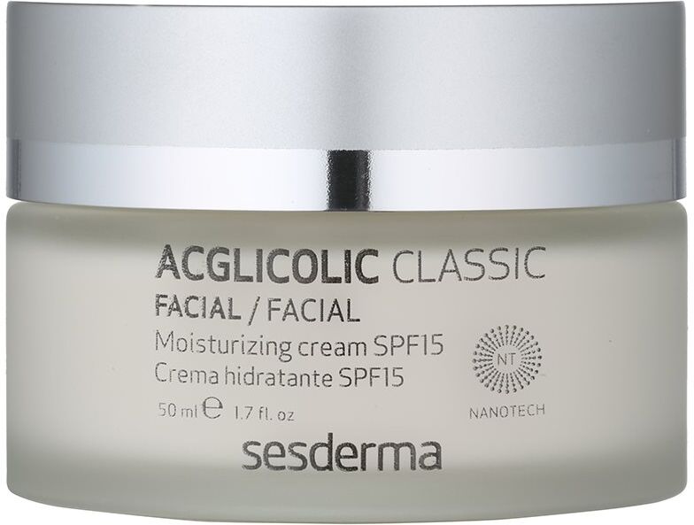 Sesderma Acglicolic Classic Facial hydrating anti-ageing cream SPF 15 50 ml