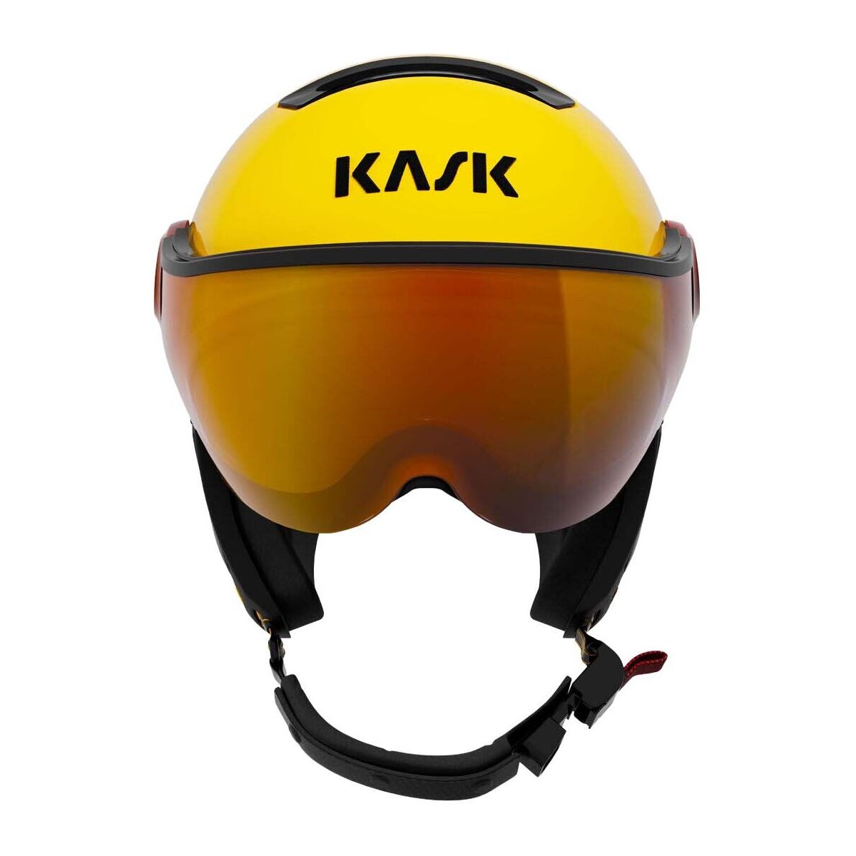 KASK Montecarlo Visor yellow red mirror (202) mit Vibes XL SHE00062-VISOR-VIBES-202.62